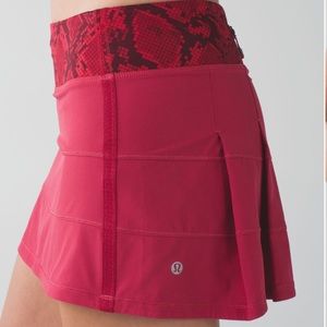 lululemon athletica Red/Pink Athletic Skort